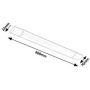 Rabalux Batten Light lampa podszafkowa 1x20 W biała 1451 zdj.2