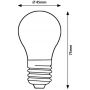 Rabalux Filament-LED żarówka LED 1x6W 2700 K E27 filamentowa 2072 zdj.2