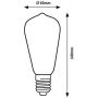 Rabalux Filament-LED żarówka LED 1x10W 4000K E27 biała 2087 zdj.2