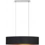 Rabalux Monica lampa wisząca 2x60W chrom/czarny/złoty 2527 zdj.1
