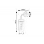 Rabalux Yago kinkiet 1x60 W chrom 3309 zdj.2
