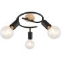 Rabalux lampa podsufitowa 3x40 W czarna 3978 zdj.1