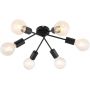 Rabalux Lamar lampa podsufitowa 6x40 W czarna 3990 zdj.1