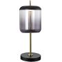 Rabalux Delice lampa stołowa 1x6W czarny/brązowy/szkło dymne 5026 zdj.1