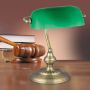 Rabalux Bank lampa biurkowa 1x60W zielony/brąz 4038 zdj.4