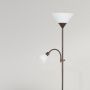 Rabalux Action lampa stojąca 100W/25W brązowa/biała 4188 zdj.5