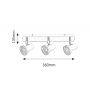 Rabalux Steve lampa podsufitowa 3x15 W chrom 5499 zdj.2
