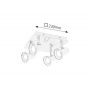 Rabalux Steve lampa podsufitowa 4x15 W chrom 5500 zdj.2