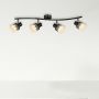 Rabalux Lacey lampa podsufitowa 4x40W czarny/biały 5344 zdj.4