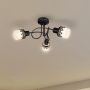 Rabalux Lacey lampa podsufitowa 3x40W czarna/biała 5343 zdj.4