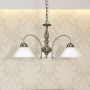 Rabalux Marian lampa wisząca 3x60W mosiądz/biała 2703 zdj.4