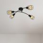 Rabalux Indiana lampa podsufitowa 4x25W czarny mat/naturalny 5282 zdj.4