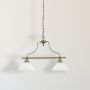 Rabalux Marian lampa wisząca 2x60W mosiądz/biała 2707 zdj.4