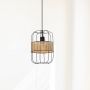 Rabalux Indiana lampa wisząca 1x40W czarny mat/naturalny 5283 zdj.4