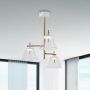 Rabalux Aviana lampa podsufitowa 3x6W LED biała/mosiądz/przezroczysta 5031 zdj.5