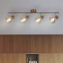 Rabalux Holly lampa podsufitowa 4x40W mosiądz/bursztynowy 5550 zdj.6