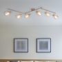 Rabalux Holly lampa podsufitowa 6x40W mosiądz/bursztynowy 5553 zdj.5