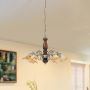 Rabalux Rustic 3 lampa wisząca 5x40W brązowa/mosiądz/alabaster 7095 zdj.4