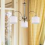 Rabalux Edith lampa wisząca 3x60W mosiądz/biała 7275 zdj.5