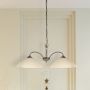 Rabalux Regina lampa wisząca 2x60W mosiądz/kremowa 8177 zdj.4
