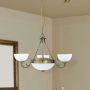 Rabalux Marlene lampa wisząca 3x40W+2x60W mosiądz/alabaster 8543 zdj.4