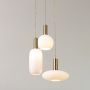 Rabalux Sinopia lampa wisząca 3x60 W złota-opal 5225 zdj.5