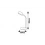 Rabalux Berry lampa biurkowa 1x4,5 W biała 6778 zdj.2