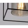 Rabalux Chadwick lampa podsufitowa 1x25W czarny/szkło dymne 71031 zdj.3