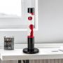 Rabalux Lavastic lampa stołowa 1x25 W czarna-przezroczysta-czerwona 76028 zdj.6