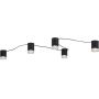 Rabalux Looplab lampa podsufitowa 5x28 W czarna 71295 zdj.5