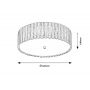 Rabalux Noxelle lampa podsufitowa 3x25 W czarna-drewno 71420 zdj.2