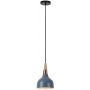 Rabalux Drusilla lampa wisząca 1x40 W czarna-złota-szary/popielaty-drewno 72135 zdj.3