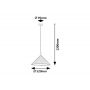 Rabalux Linavo lampa wisząca 1x40 W czarna 72164 zdj.2