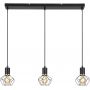 Rabalux Fran lampa wisząca 3x40 W czarna 72242 zdj.1