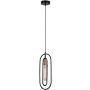 Rabalux Rovier lampa wisząca 1x40 W czarna-miedź 72263 zdj.1