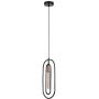 Rabalux Rovier lampa wisząca 1x40 W czarna-miedź 72263 zdj.4