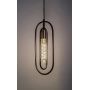 Rabalux Rovier lampa wisząca 1x40 W czarna-miedź 72263 zdj.6