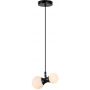 Rabalux Lition lampa wisząca 2x28 W biała-czarna 72299 zdj.1