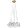 Rabalux Rosehip lampa wisząca 7x25 W szampan 72304 zdj.4