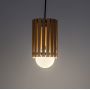 Rabalux Noxelle lampa wisząca 1x5 W czarna-drewno 72420 zdj.4