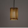 Rabalux Noxelle lampa wisząca 1x5 W czarna-drewno 72420 zdj.5