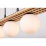 Rabalux Noxelle lampa wisząca 3x5 W czarna-drewno 72421 zdj.5