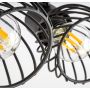 Rabalux Aberama lampa podsufitowa 2x10W czarny mat 73002 zdj.4