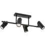 Rabalux Maximilian lampa podsufitowa 4x25 W czarna 73044 zdj.1