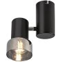 Rabalux Hatice lampa podsufitowa 1x15 W czarna-przydymiona 73052 zdj.4