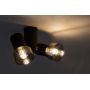 Rabalux Hatice lampa podsufitowa 2x15 W czarna-przydymiona 73053 zdj.6