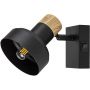 Rabalux Saskia kinkiet 1x15 W czarny-drewno 73055 zdj.1