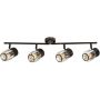 Rabalux Venaro lampa podsufitowa 4x15 W czarna-przezroczysta 73062 zdj.3
