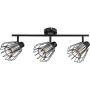 Rabalux Emerencia lampa podsufitowa 3x40 W czarna-przydymiona 73069 zdj.1