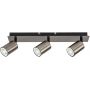 Rabalux Gerhard lampa podsufitowa 3x15 W szara 73073 zdj.1